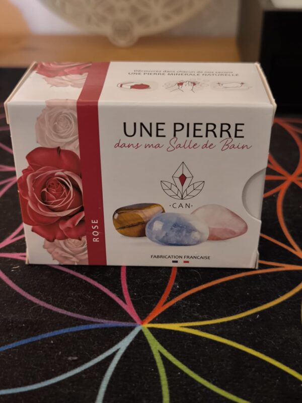 Savon rose aux Pierres Naturelles