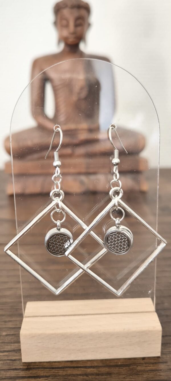 boucle d'oreille aromathérapie