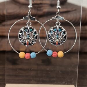 boucle d'oreille aromathérapie