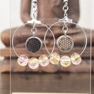 boucle d'oreille aromathérapie
