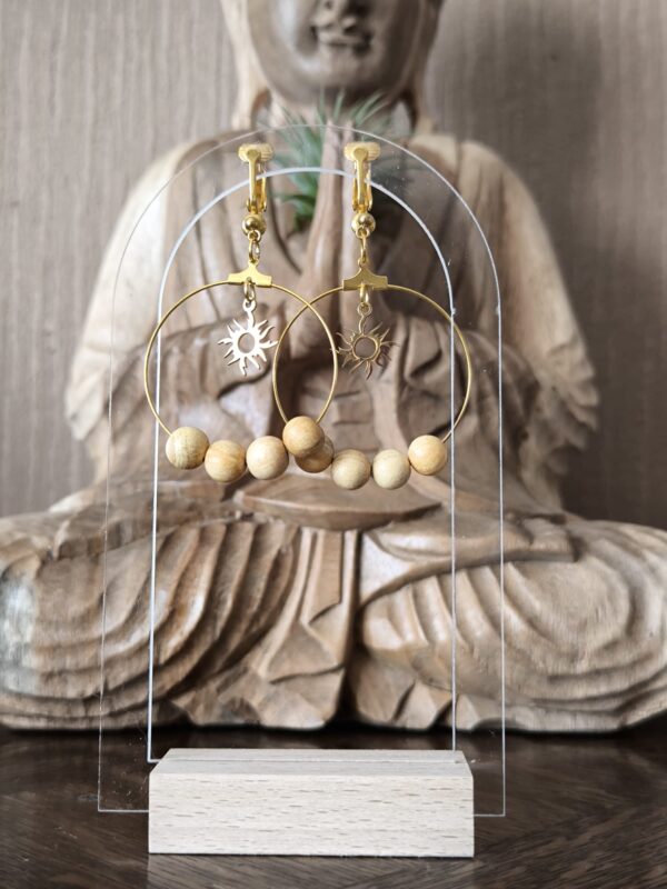 boucle d'oreille aromathérapie