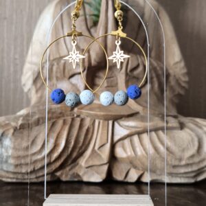 boucle d'oreille aromathérapie