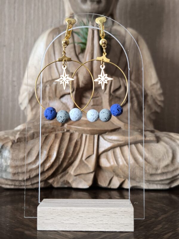 boucle d'oreille aromathérapie
