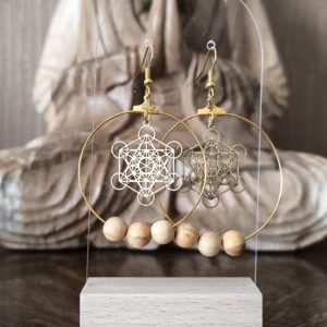 boucle d'oreille aromathérapie