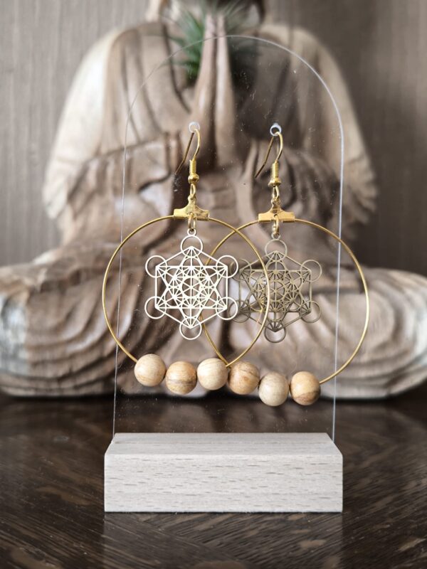 boucle d'oreille aromathérapie