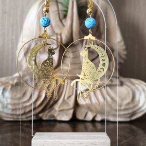 boucle d'oreille aromathérapie
