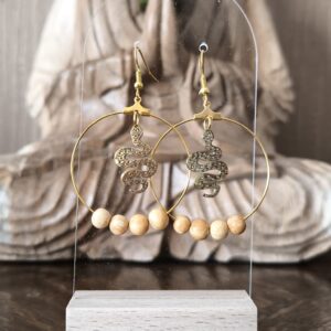 boucle d'oreille aromathérapie