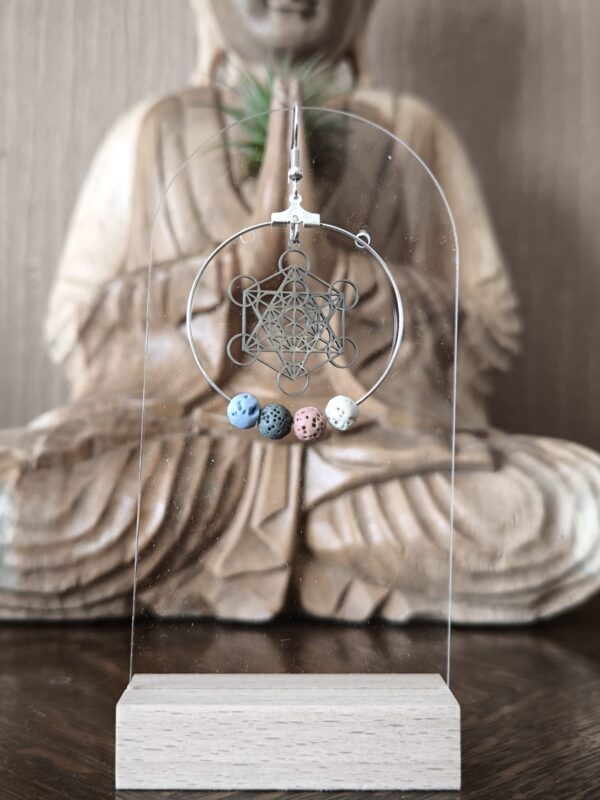boucle d'oreille aromathérapie