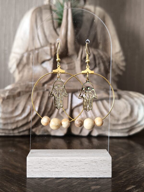 boucle d'oreille aromathérapie