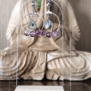 boucle d'oreille aromathérapie