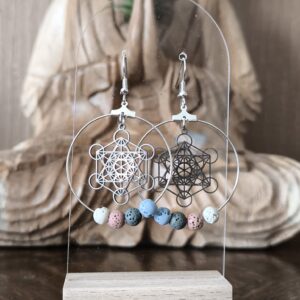 boucle d'oreille aromathérapie