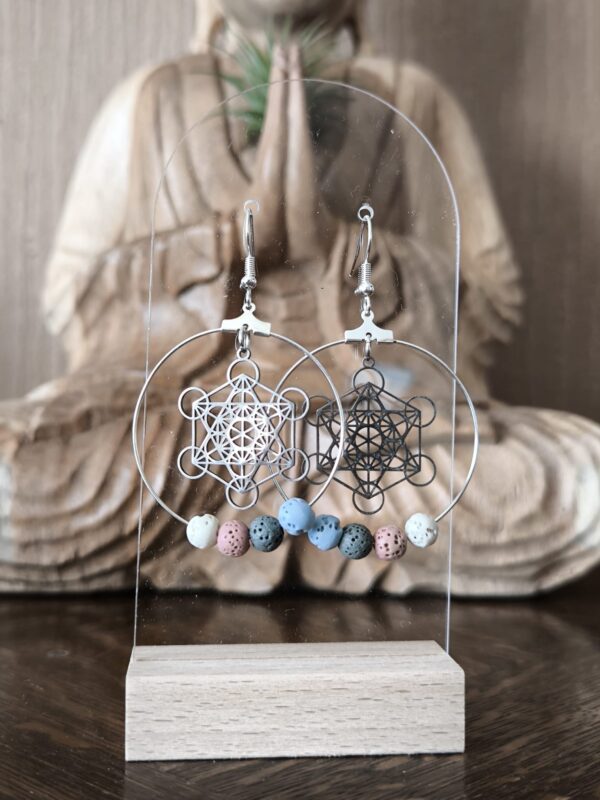 boucle d'oreille aromathérapie