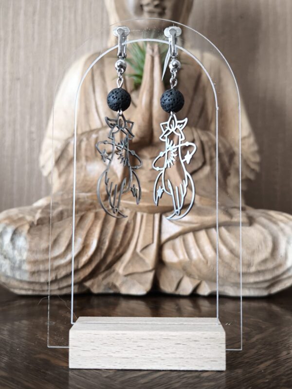 boucle d'oreille aromathérapie