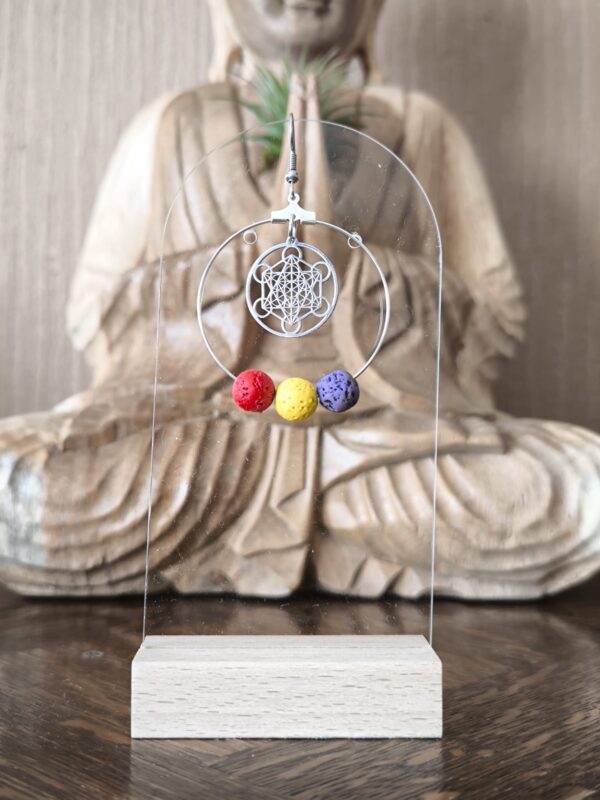 boucle d'oreille aromathérapie
