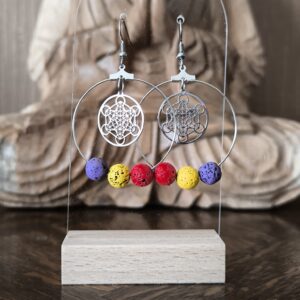 boucle d'oreille aromathérapie