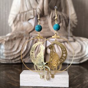 boucle d'oreille aromathérapie