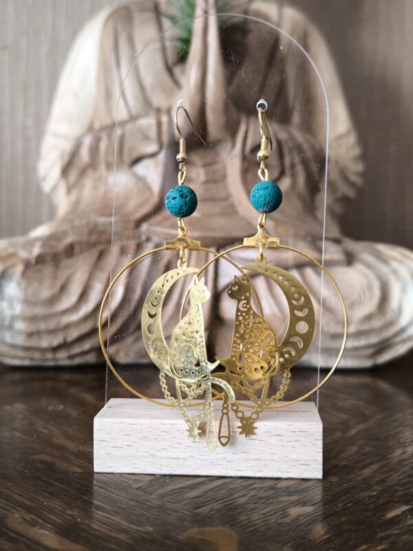 boucle d'oreille aromathérapie