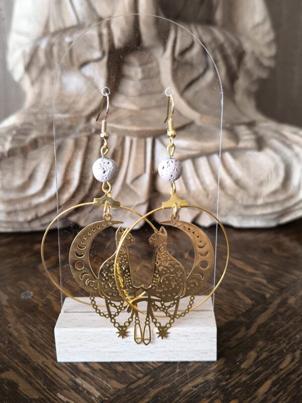 boucle d'oreille aromathérapie