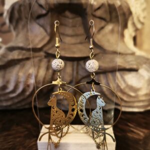 boucle d'oreille aromathérapie