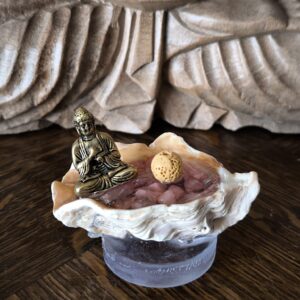 Mamour de coquillage quartz rose