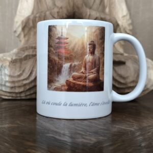 mug bouddha droitier