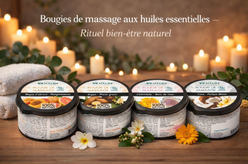 Bougies de massage aux huiles essentielles