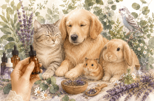 Huiles essentielles et animaux de compagnie