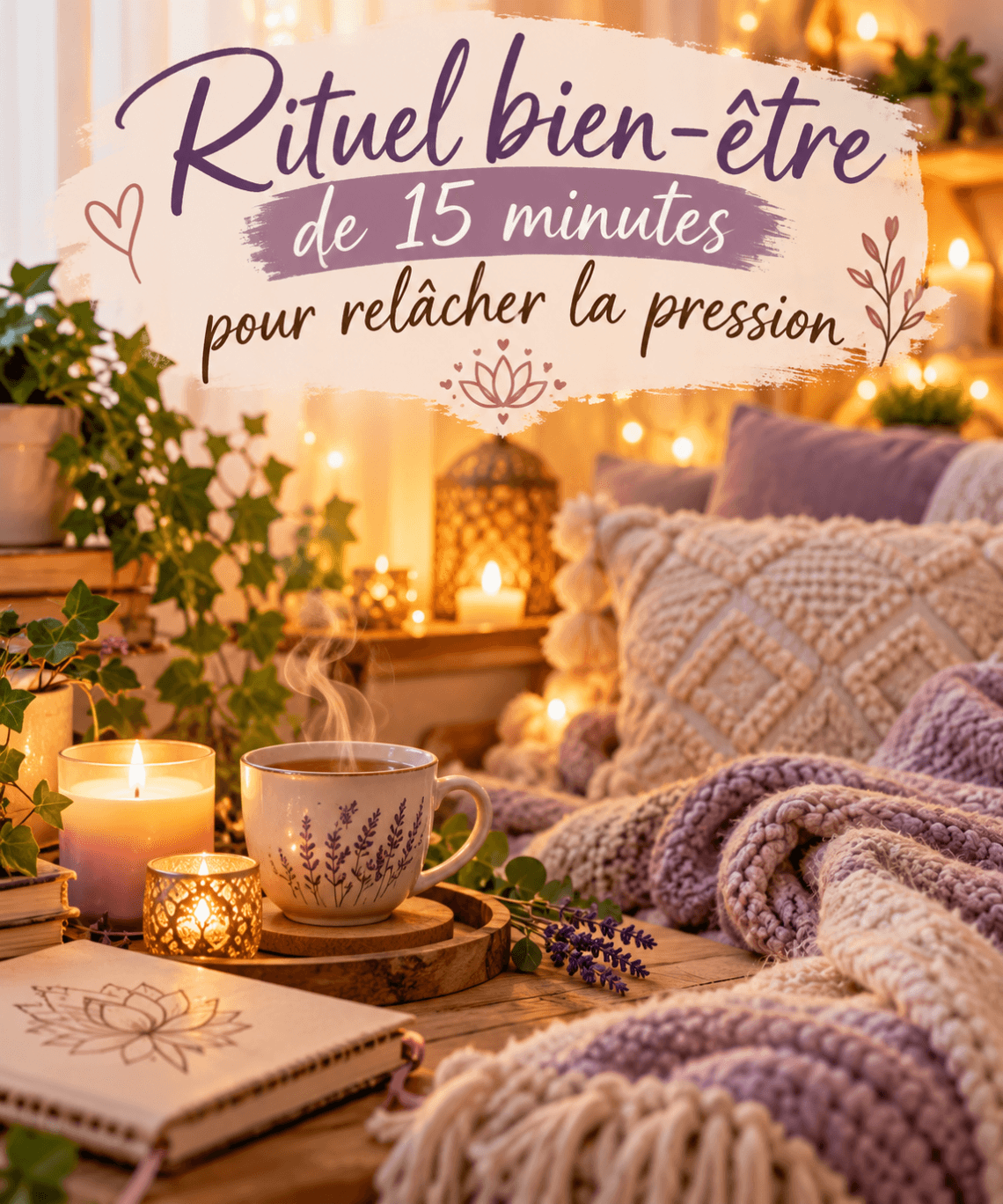 Créer un rituel bien-être de 15 minutes pour relâcher la pression